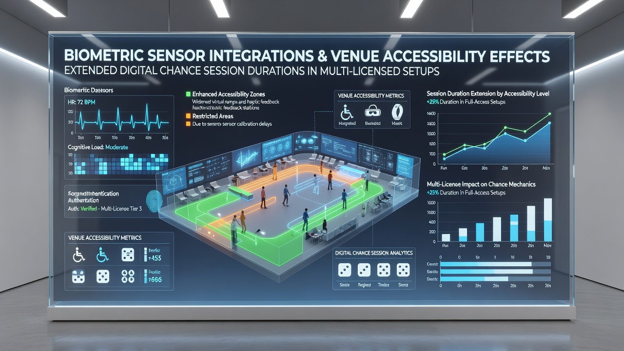 Biometric sensors integrated into gaming venue access points tracking participant engagement patterns