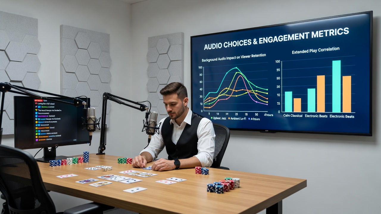 Close-up view of live dealer table interface showing audio controls and session timer