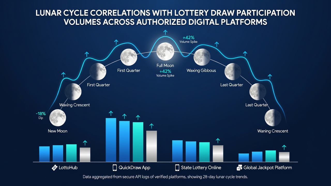 Comparative charts of lottery ticket sales volumes during different lunar phases in Canada, Australia, and selected EU member states for 2026