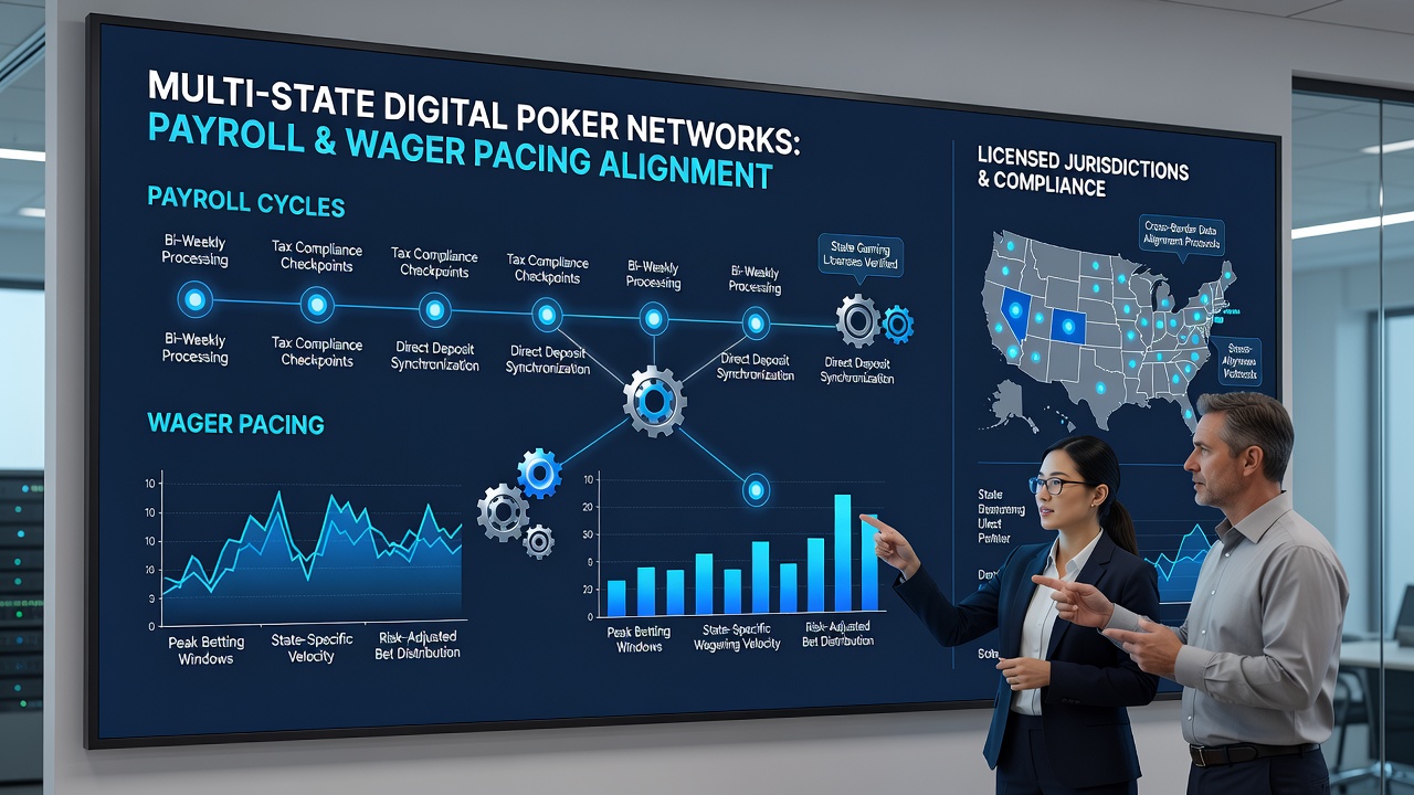 Graph showing wager pacing trends aligned with regional payroll schedules in poker networks