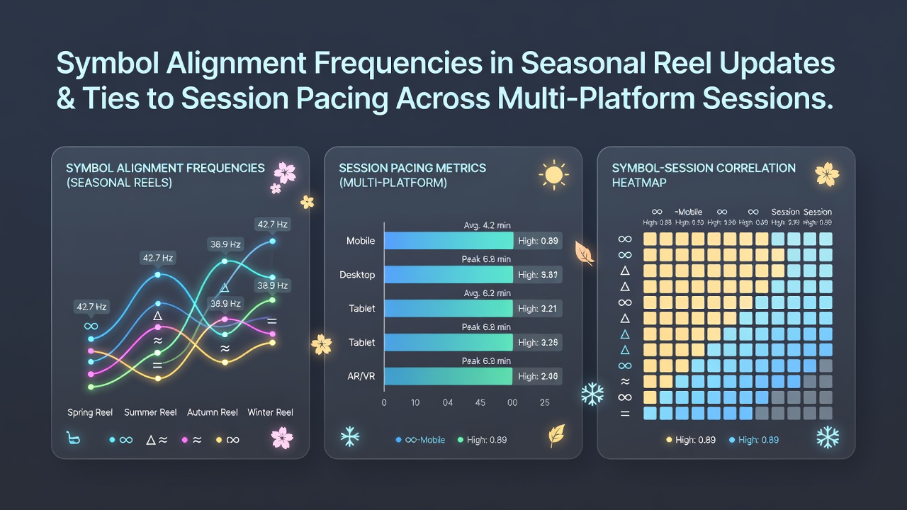 Data visualization of symbol frequency adjustments and session pacing metrics on networked gaming platforms